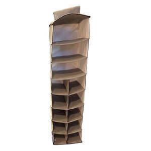 Eight layered shoe closet hanging storage container